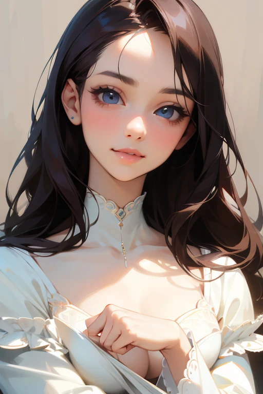 very beautiful face, beautiful girl model, very beautiful face, beautiful and delicate face, sharp beautiful face, attractive beautiful face, gorgeous and attractive face, nice delicate face, beautiful model girl, beautiful realistic face, Gorgeous face portrait, super beautiful face, detailed beautiful face, beautiful female model, realistic beautiful face 、smile、