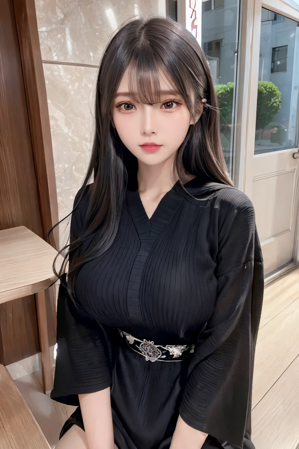 (8K、Raw photo:1.2)、detailed face and eyes、最high quality、ultra high resolution、very detailed、intricate detailaster piece、pretty girl、soft cinematic light、hyper detail、high quality、black hair、short hair、22 year old Japanese、detailed eyes