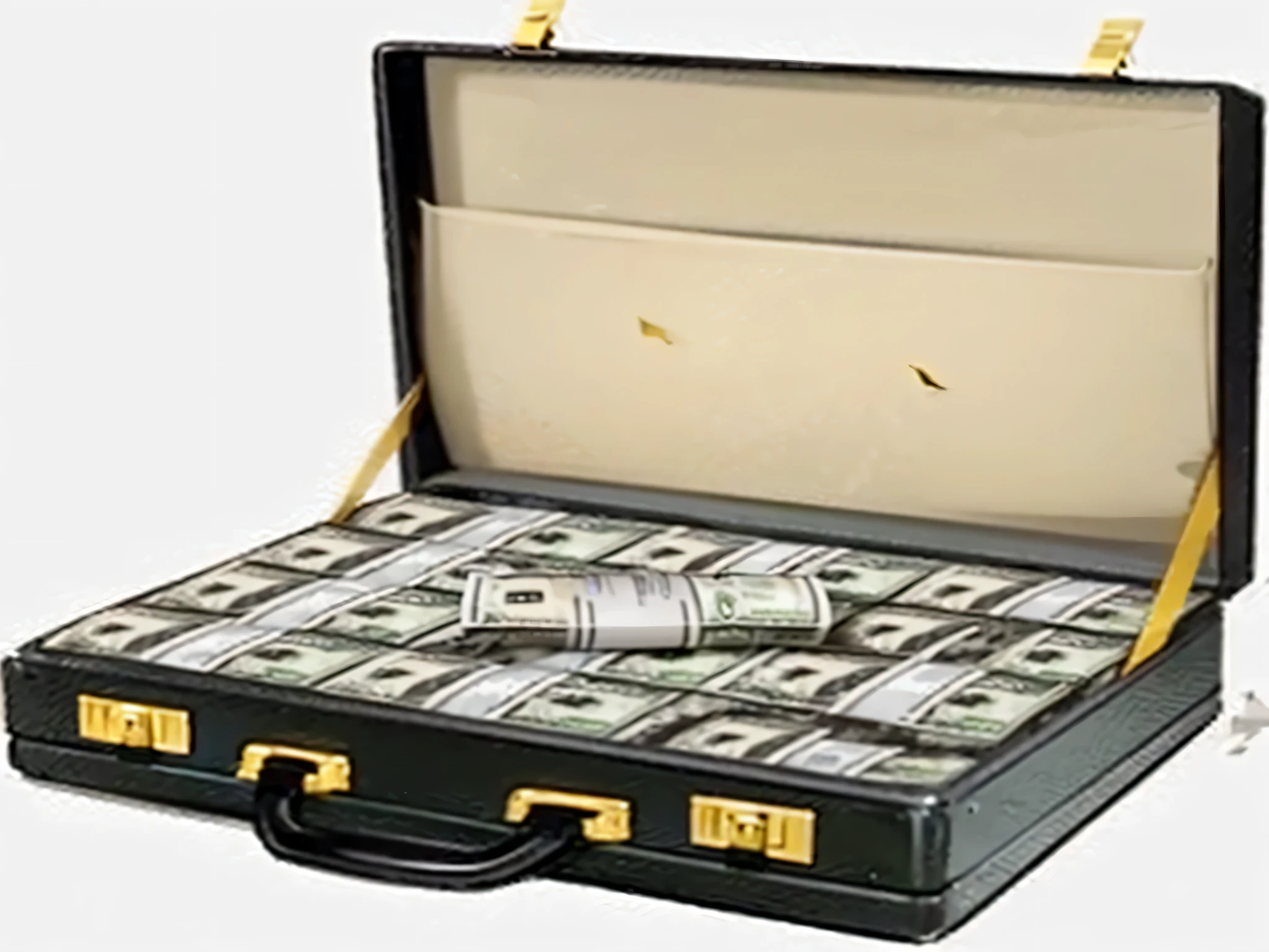 a close up of a briefcase with a lot of money inside of it, briefcase, cash, decorate, money, case, hd illustration, bags of money, illustration], in stockphoto, wealth, wealthy, robbery, rendering, in suitcase, a big one, in stock, Thumbnail, author：Kurt Rosch, author：Alexander Kozis