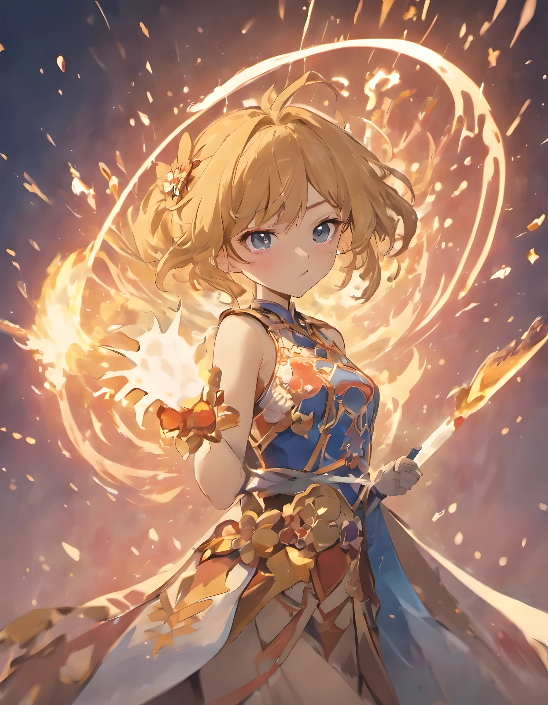 Female character genshin impact style , 8k ultra detailed, ultra realistic