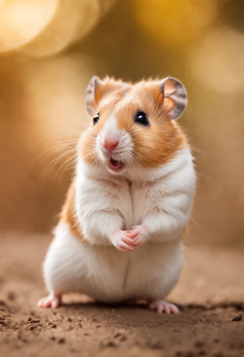 cute hamster, playing