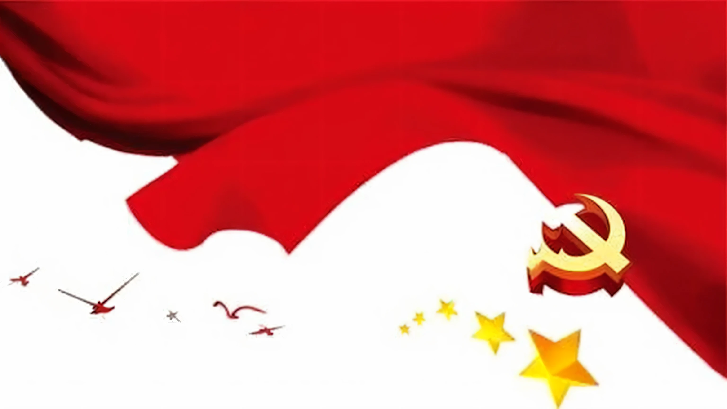 Alpha image of red flag with hammer and stars, Red flag holidays, red white background, red Widths, in red background, Width, Chinese dreamland, on a red background, red background, red and white color theme, red theme, simple red background, from China, A great red dragon flew over them, only red, red yellow flag