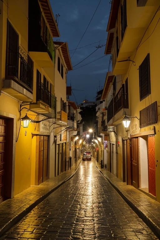 close de uma mulher, rua da cidade, night time, Street lighting, asfalto