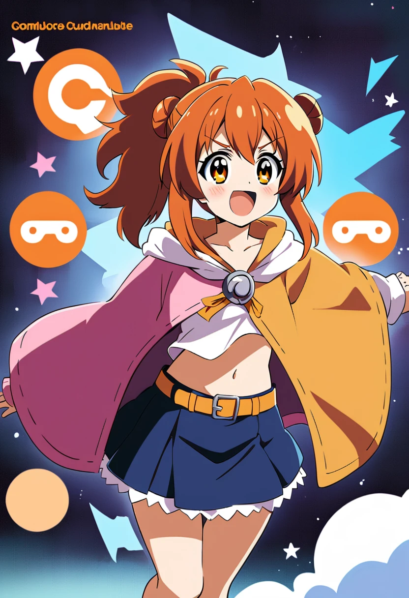 Crie um logo parecida com a crunchyroll 