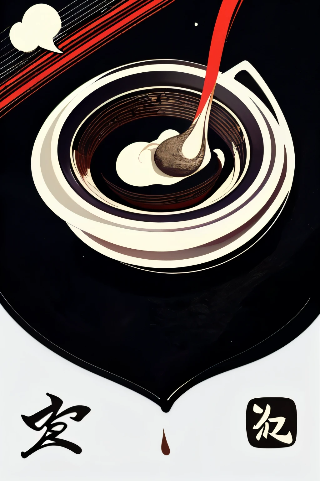 This is a simple and linear logo about tea, inspired by traditional Chinese ink art. The design features elegant, curved strokes that convey a sense of tranquility and refinement, evoking the rich cultural history of tea in China. The logo's ink style adds depth and texture, while the minimalist aesthetic ensures that the tea leaf or teacup shape remains the clear focus. Whether used in large format or small, this traditional and sophisticated logo will add a touch of authenticity to any tea brand or business.