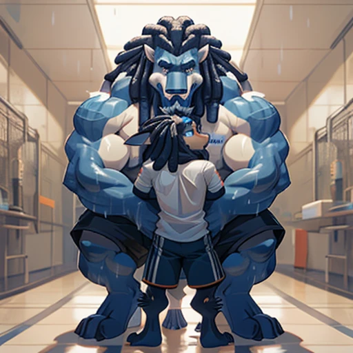 Crie um Pokémon unity Lucario Pikachu,photograph of two bearded gypsy men prisoners, wet, sweaty, strong, chubby, hugging very closely, 31 anos de idade em shorts sujos rasgados e quebrados, protuberance, barba, in a dark prison , Dreadlocks, tatuagem, olhando um para o outro, grande , sujo, feio, beef neck, muscular, peito viril, Sem camisa, misery and poverty, fotorrealista, luz difusa, ultradetalhado, 32k, view from the floor just chubby, gordinho, coxas extremamente grossas, barriga grande, wearing only swimming trunks. Masturbando, erotic sex, sexo selvagem, sexo a dois, sexo anal, sexo oral, parceiros em ato sexual. Pornografia