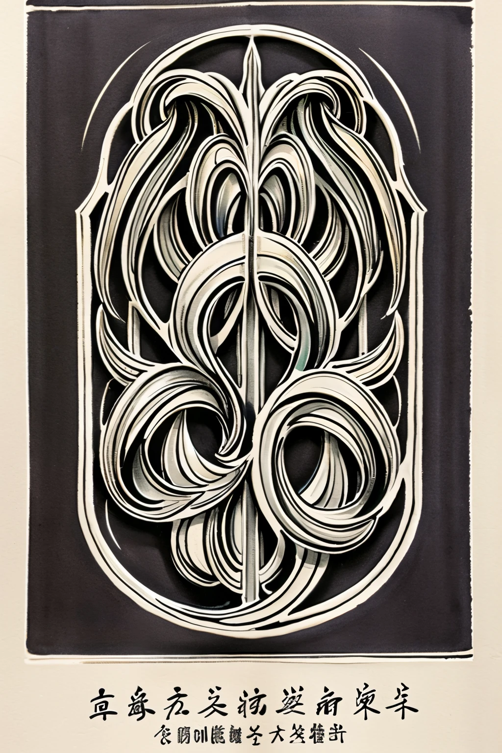 It's an elegant identity design. Traditional Chinese patterns, inspired by ancient museum road signs, are intricately rendered in ink style. The simplicity of the design showcases the rich cultural heritage with precision and finesse. The patterns are delicately shaded, giving depth and texture to the overall design. The contrast between the bold lines and subtle shading creates a stunning visual effect that is both timeless and modern. The overall design is sophisticated, refined, and full of character, making it an excellent choice for cultural institutions and educational establishments.