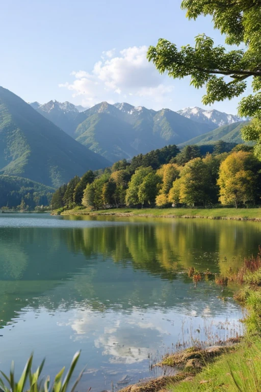 Lake Chuzenji　Lakeside　landscape