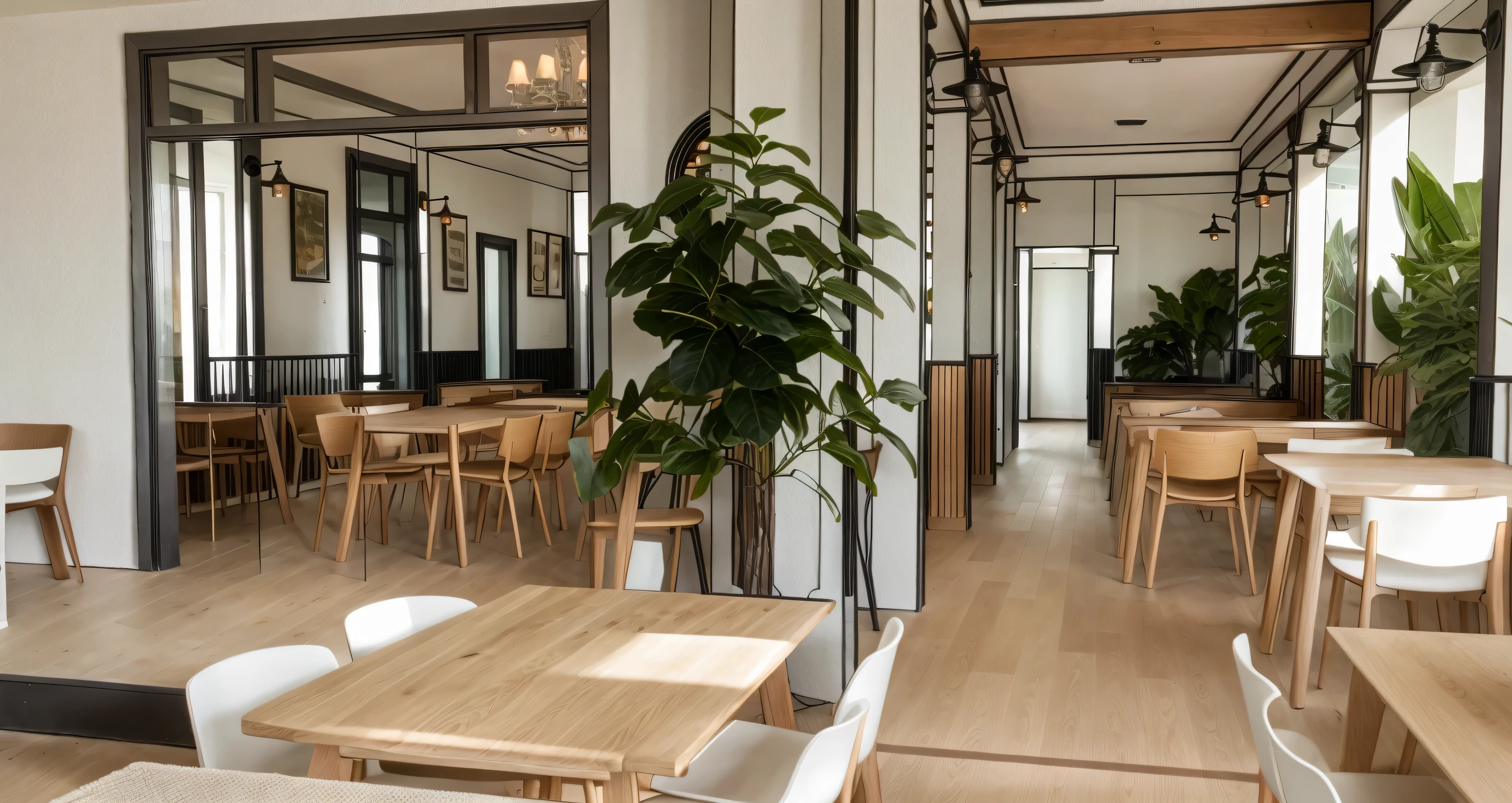 kitchen interior, modern style, oak wood, neutral color scheme, beautiful lighting, (realistic:1.2), Raw photo,Masterpiece, high quality, best quality, authentic, super detail,