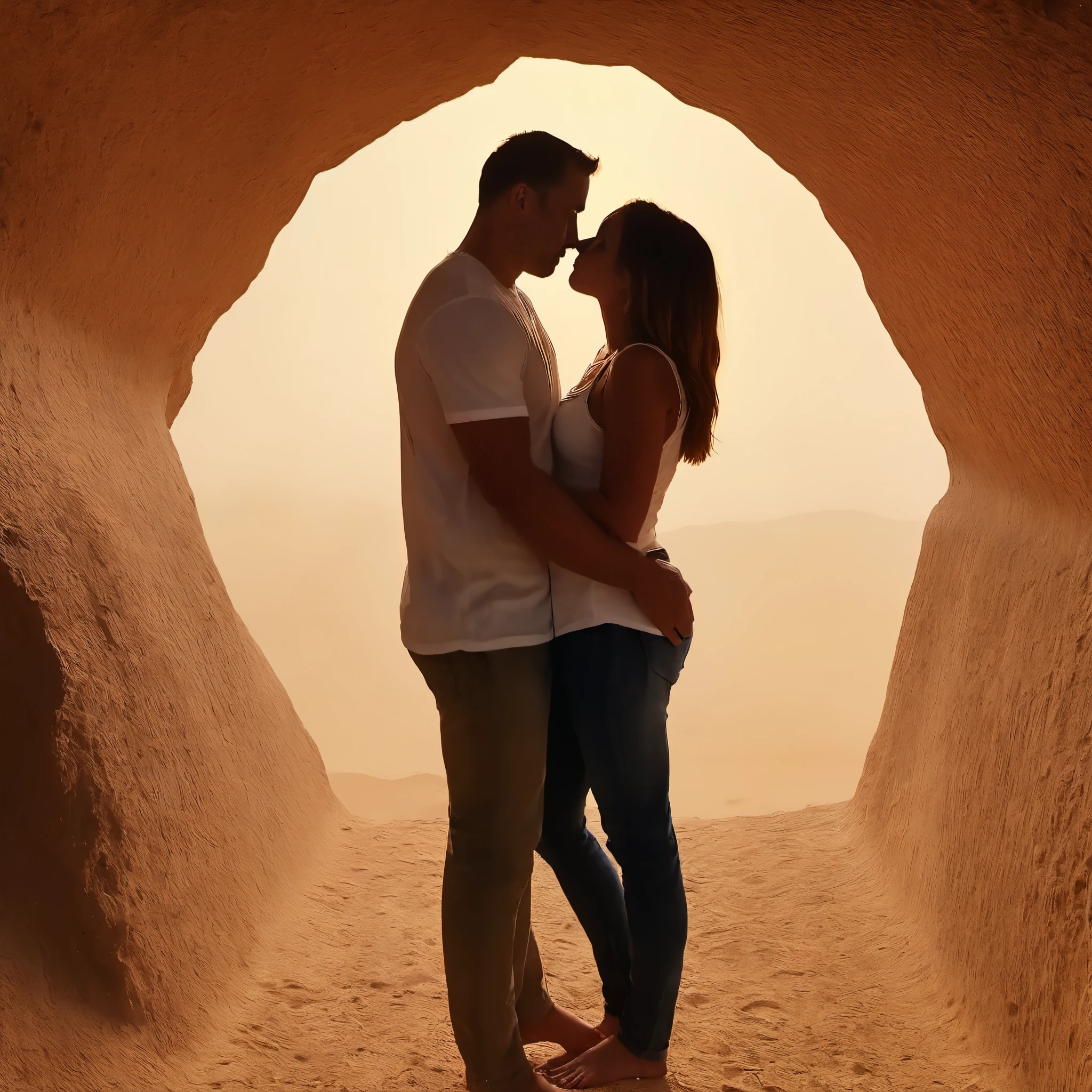 (masterpiece, best quality:1.2, 4k, UHD, ultra-wide angle, wide shot, far shot), 1guy, solo, anton, full body holding girlfriend, passionate, kissing