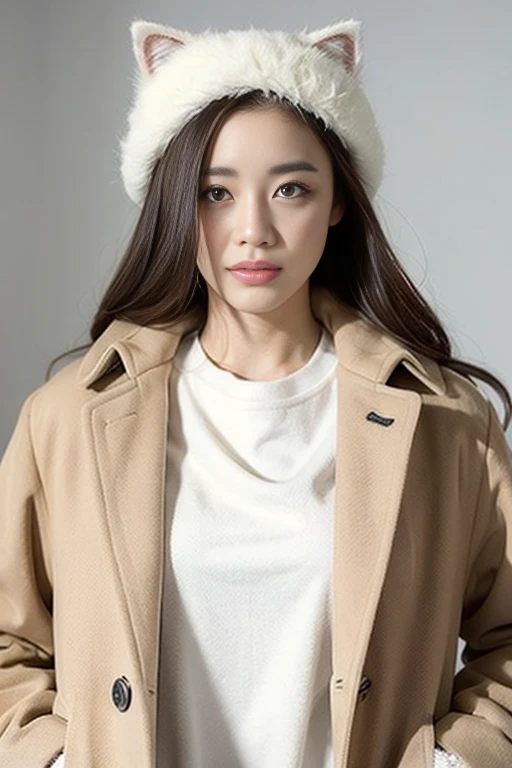 Cat,Coat white,