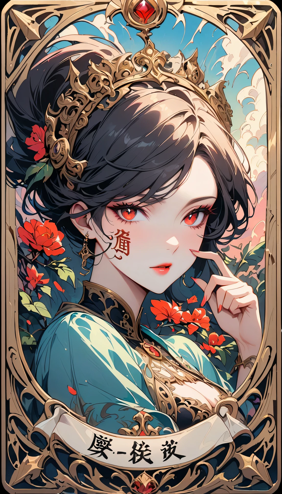 Official Art, unity 8k wallpaper, Super detailed, beautifully、aesthetic, masterpiece, Highest quality, Chinese style, (zenTangle, Mandala, Tangle, enTangle), Flower Ecstasy, One person, Very detailed, Dynamic Angle, Cowboy Shot, The most beautiful form of chaos, elegant, Brutalist design, Vibrant colors, Romanticism, James Jean, Robbie Dowie Anton, Ross Tran, Francis Bacon, It was freezing cold, Adrian&#39;s genius, Petra Cortright, Gerhard Richter, takato yamamoto, Ashley Wood, Atmospheric