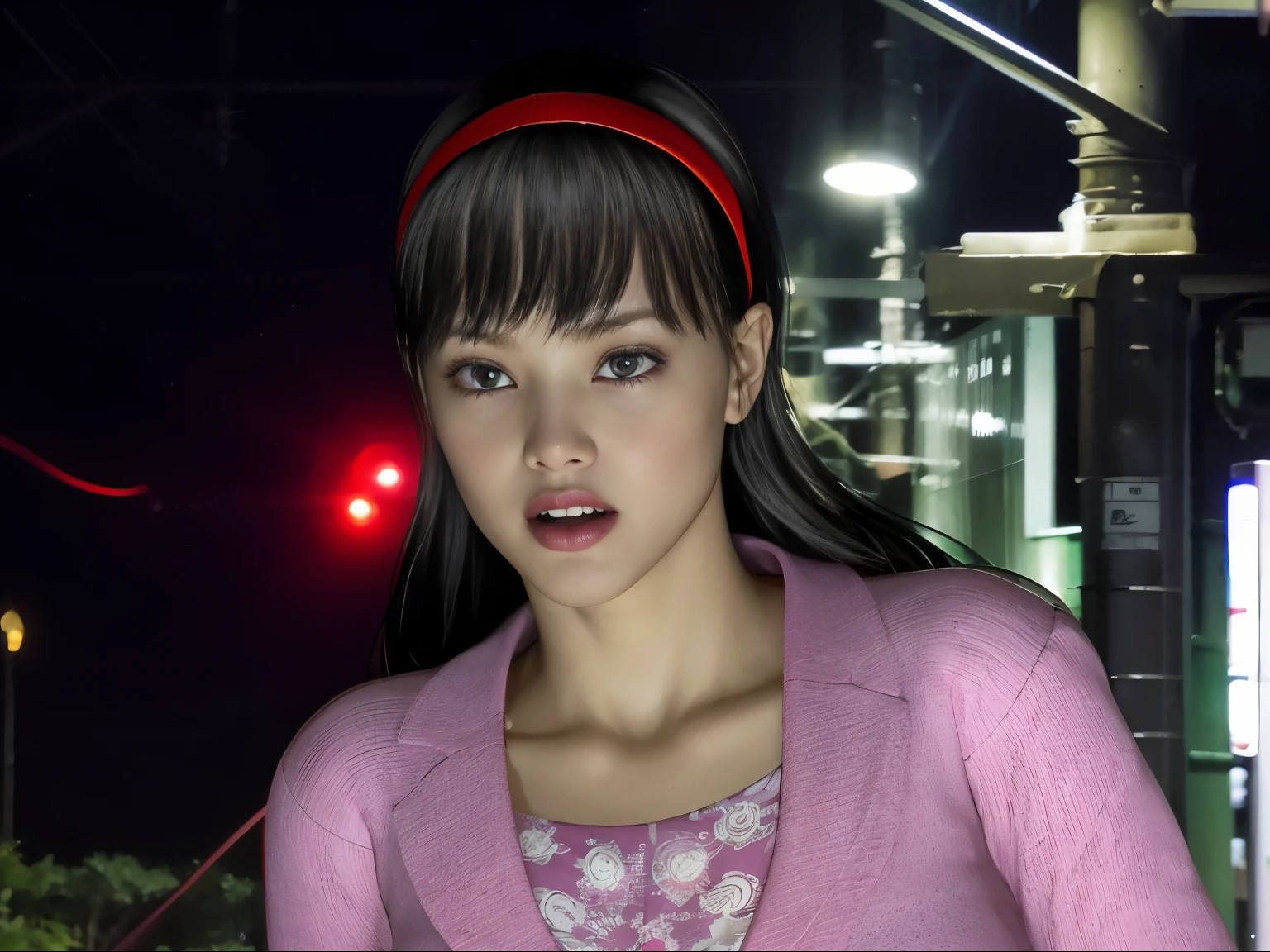 (8K, highest quality, masterpiece:1.2), (realistic, photo-realistic:1.37), Super detailed,highest quality, ultra high resolution, professional lighting, photon mapping, radio city, Physically based rendering, cinematic lighting, late night path,written boundary depth, sharp focus,sunbeam, good composition,(Bokeh:1.2) 1 girl,alone,(whole body), (closed mouth),fine and beautiful eyes, stop temporarily, tight waist,Japanese high school girl, black hair,messy hair,long hair fluttering in the wind,(Ulzzang-6500:1.2)
mix 4, hiqcgbody