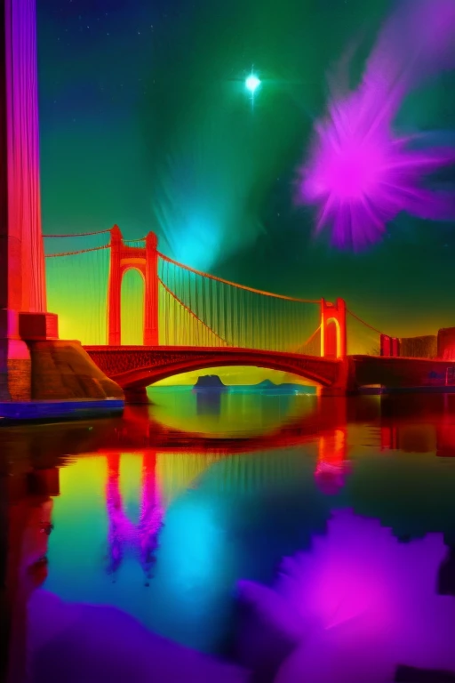 Top quality. Fantasy Goddess. Rainbow bridge.