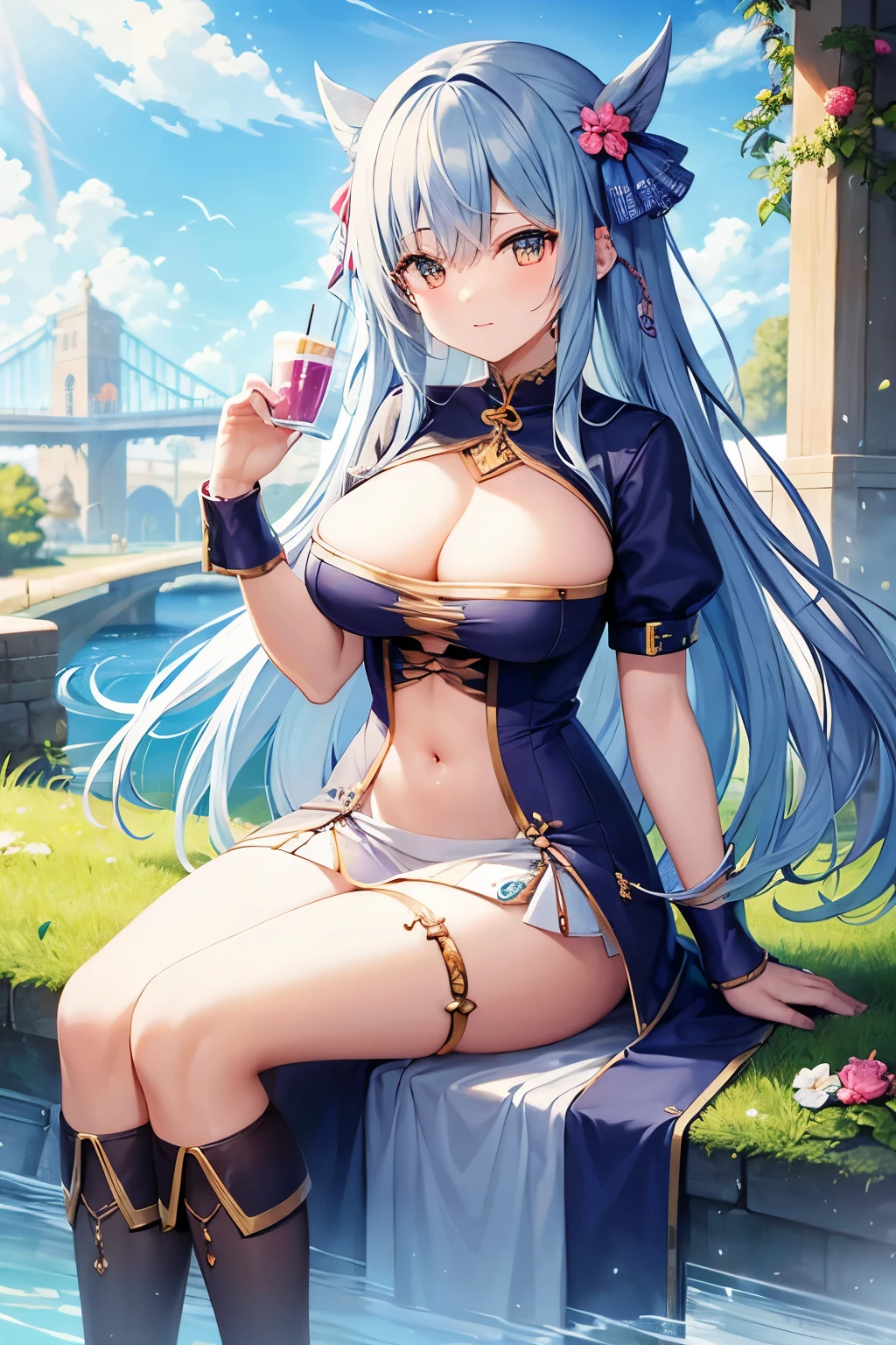 Top quality. Fantasy Goddess. Rainbow bridge.