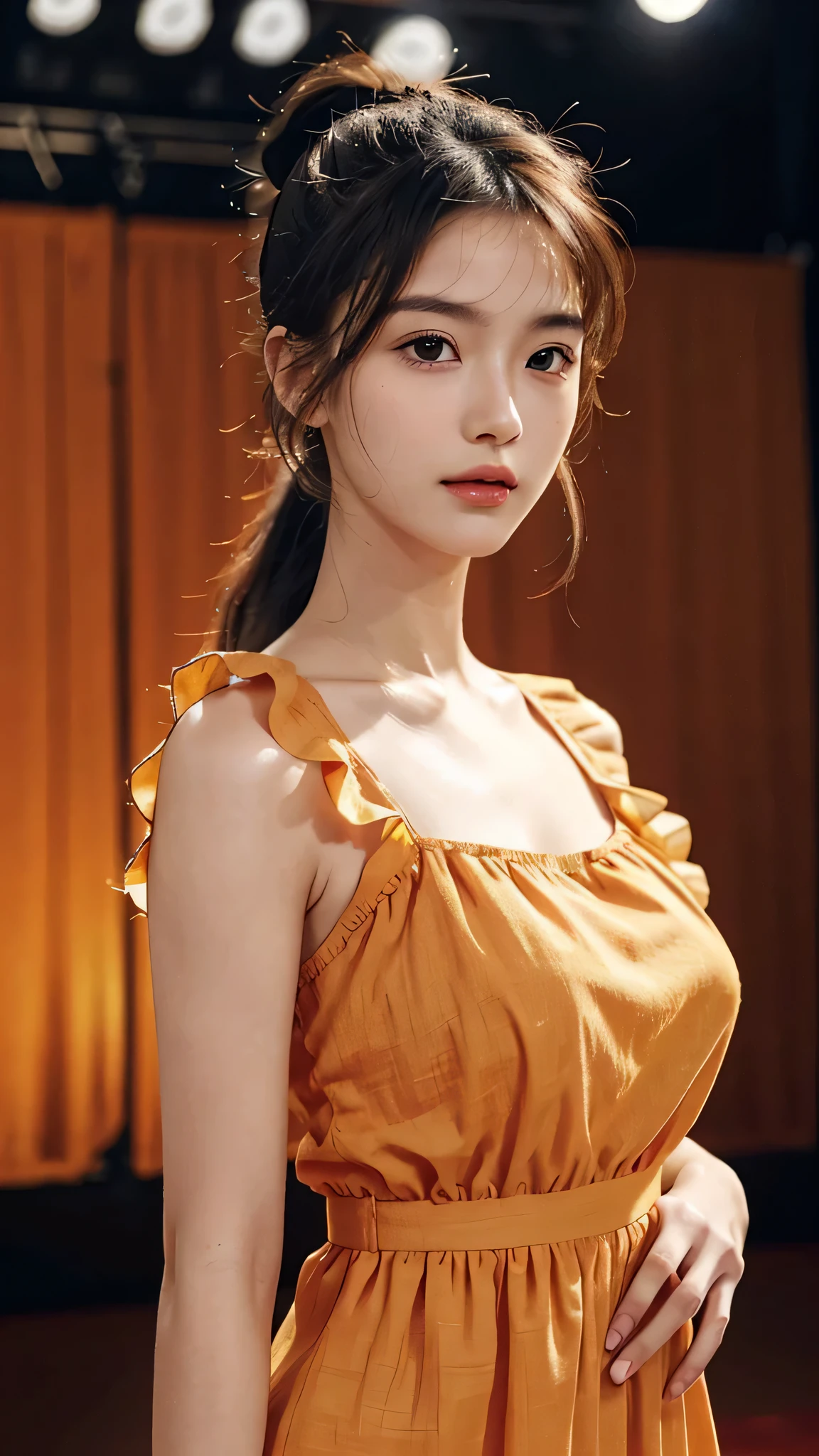 1girll,borgar,pumpkins,the bats,4K Ultra HD, 超高分辨率, (Photorealistic: 1.4), Best quality,Masterpiece,(pastel colour:1.2)