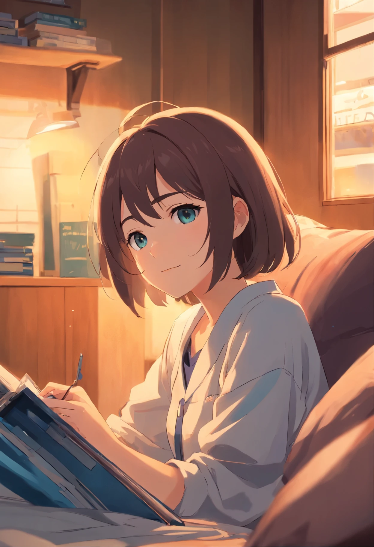 26 years, BY COFFEE, algo dormido, test clara y ojos negros, estilo anime