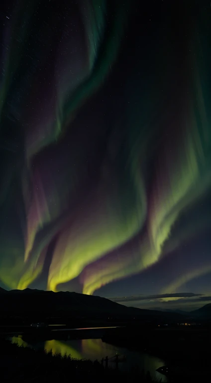 Trippy art,(aurora borealis),realistic,night,masterpiece,8k,epiCRealism,HDR,high definition