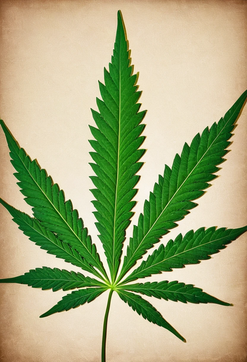 Cannabis leaf