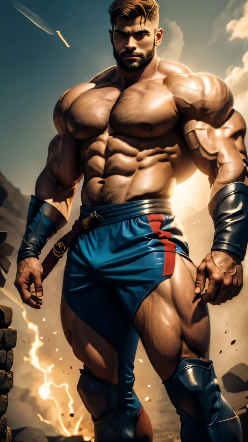 Hombre con estrema fuerza