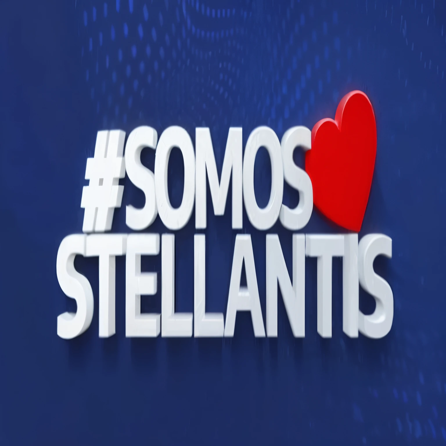 a red heart shaped heart is on top of the words we are stellarantis, by Telemachus Signorini, Jesus Alonso Iglesias, por Luis Molinari, silvio santos, senhor Salme, by Gina Pellon, by Hugo Sánchez Bonilla, leonardo calamati, por Anton Solomoukha, detalhe brilhante, octane rendering, bolsonaro