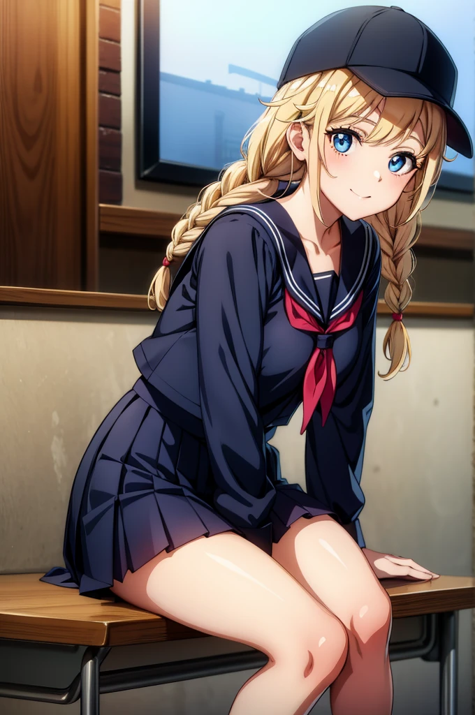 (Random color lewd school uniform:1.45),(Spread your legs and seduce me:1.5),(dark skin:1.89),(21-year-old gal lewdly undresses:1.5),(enchanting smile:1.35).(Stunning beautiful breasts)、(Take a look here:1.5)、(false eyelashes),(blonde:1.12),(Asymmetrical medium buzz cut hairstyle:1.15),(random accessories),