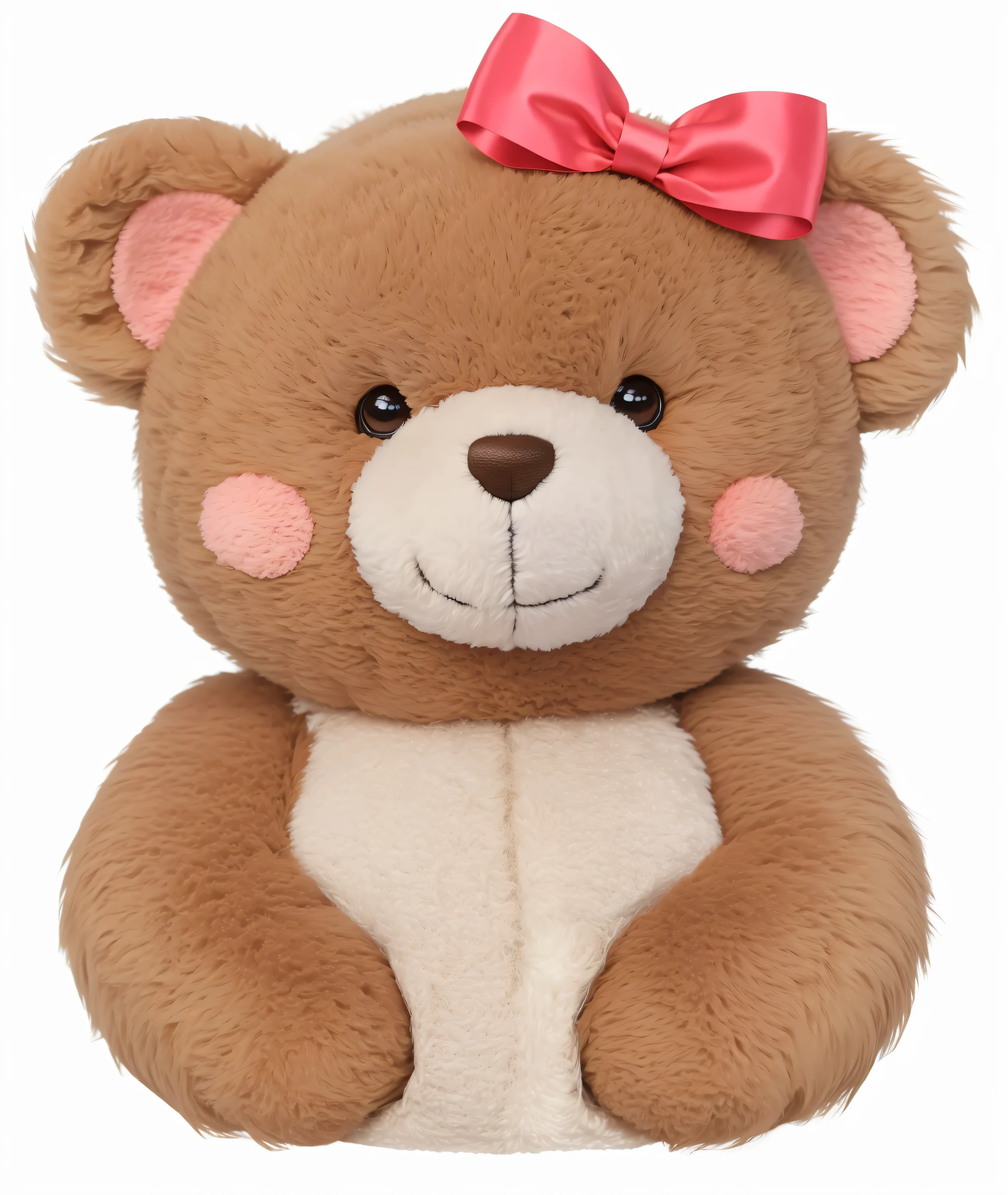 realistic fur on teddy bear.