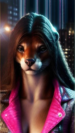High detail, film, cinematic, realistic, masterpiece, sexy girl, cyberpunk town, neon, downpour, rain, otter furry, jewels, long detailed hair, (luxury clothes), (solo), face closeup, brown fur, (photorealistic:1.4), high detail, realistic, cgi, photorealistic, high detail, realistic, masterpiece, absurdres, best quality, HDR, high quality, high-definition, extremely detailed, 8k wallpaper, intricate details, 8K uhd, Full-HD, (realistic photo:1.4), contrast, global illumination, ambient occlusion, depth of field, Field of View, lens flare, bloom, stunning environment