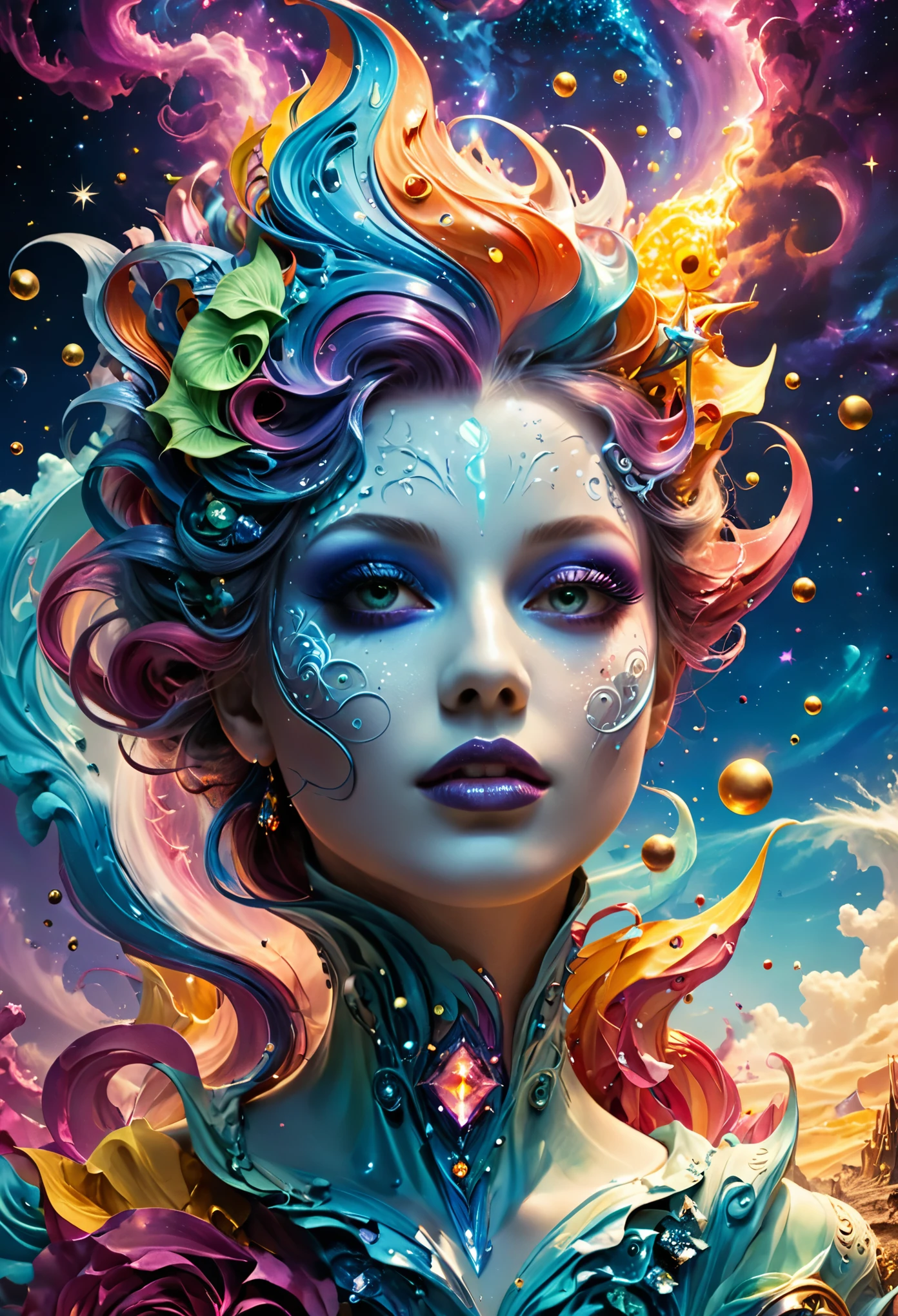 ethereal fantasy concept art of intricate paper quilled sand spirit, vibrant, beautiful paper quills, hyper detailed, insane depth, gorgeous composition, chaotic but orderly . magnificent, celestial, ethereal, painterly, epic, majestic, magical, fantasy art, cover art, dreamy, magic, surreal, fantasy, digital art, wlop, artgerm and james jean, ultra hd, realistic, vivid colors, highly detailed