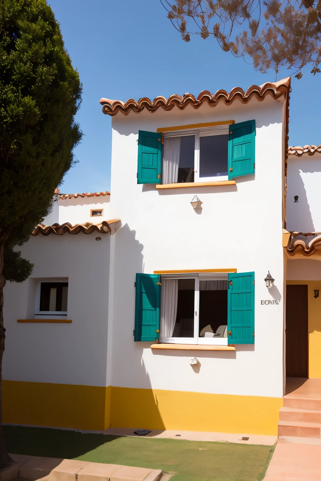 FOTOGRAFIA DE CASA COBN MUCHAS VENTANAS CON VIDRIO COLOR BRONE, HACER ENFOQUE EN LAS VENTANAS