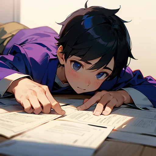 Boy asking