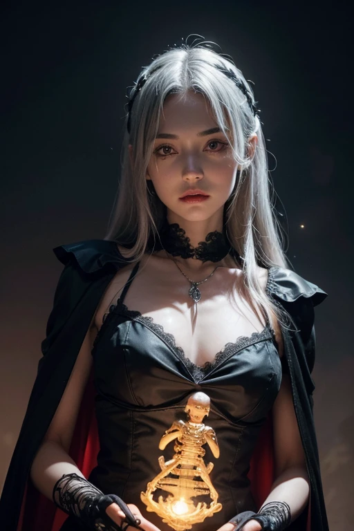 mpts
Copy
(((masutepiece, of the highest quality, super detailed))), watercolour, sketch, a knight, white background, plain background, Bloodborne inspired, Bloodborne attire, occult aesthetic, occult, Complex mechanical cyborg girl, Skeleton body, red and white clothing detailed and intricate steampunk and detailed gothic lolita (with a hood), diadems, very thin long legs, Complex mechanical boots above the knee, Fluttering lace flared skirt, beautiful small breasts directed upwards, (((( Highly detailed face))), small thin nose, Small thin lips mouth, (((Very sharp focused eyes))), Very large slit precision pale grey eyes that shine like jewels. very long eyelashes, Silver hair swaying in the wind, Emitting a dazzling light in a mandala pattern, white background, Very dramatic and cinematic lighting, red and white clothing, full body, whole body, body, cosmic horror, grim dark
