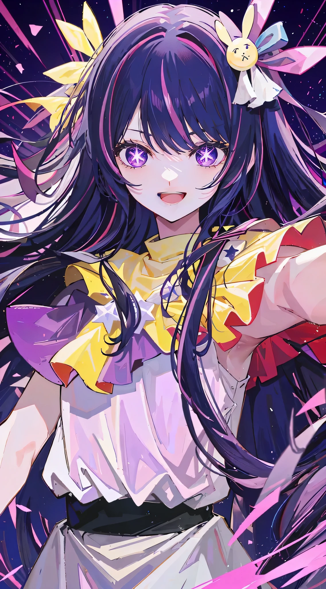 Smile open mouth