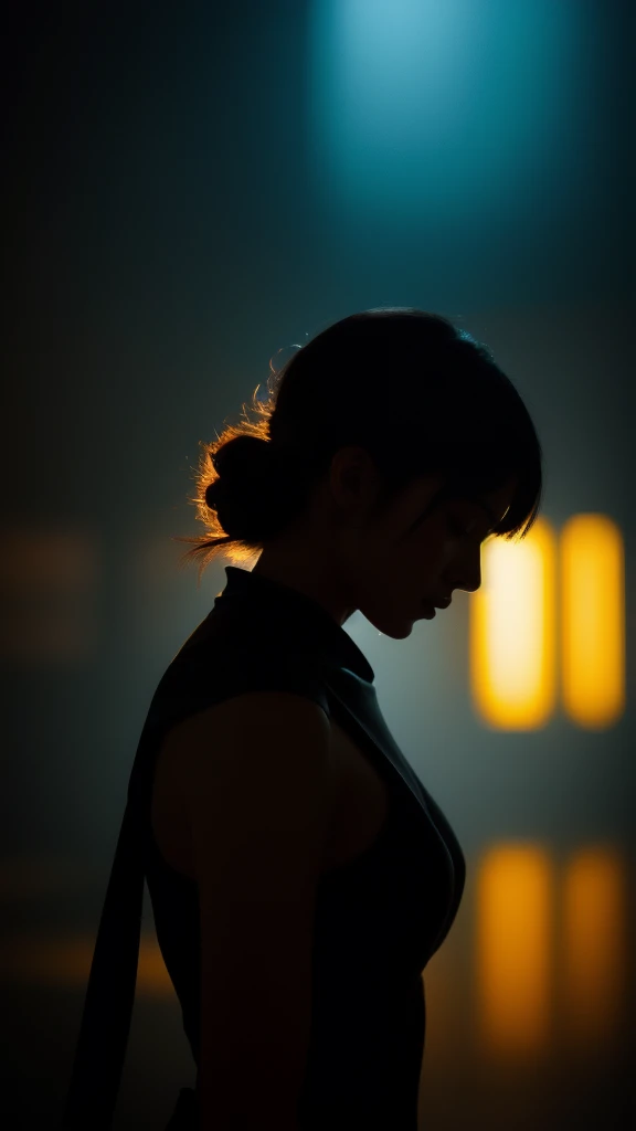 Cinematic perfect shot. Anime girl in action in cyberpunk style. Extreme details, volumetric lighting, cinematic scene, full focus, 16k, UHD, HDR, Intricate textures, Ethereal glow, Dynamic composition, Play of shadows, Hyper-realistic clarity, Enveloping ambiance, Whimsical perspective, Pristine reflections, Depth-defying, depth of field, Meticulously curated colors, Textural contrast, Immersive panorama, Timeless elegance, Radiant highlights, Whispering silhouettes, Subtle gradations, Atmospheric gradients, Sculpted forms, Prismatic refractions, Enigmatic chiaroscuro.