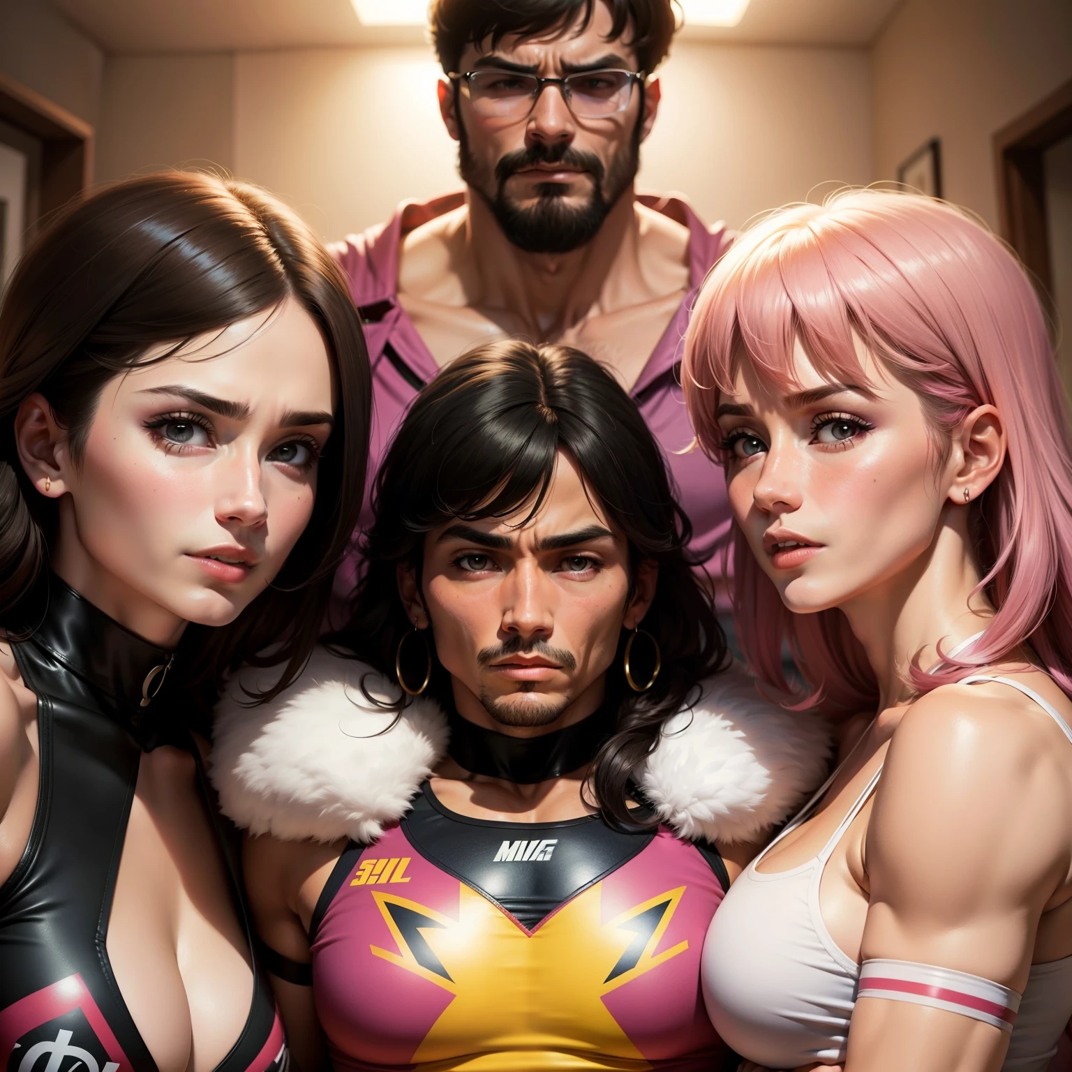 A macho man who is a team of mothers and women