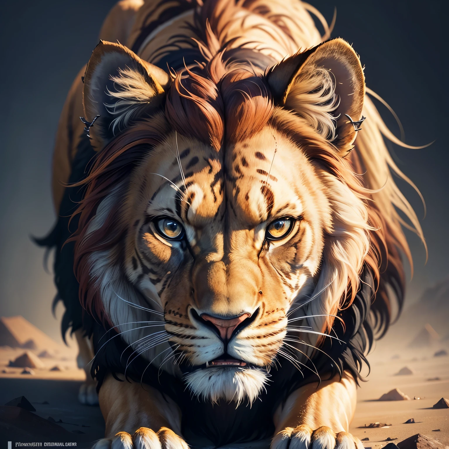 (best quality,4k,realistic:1.2),lion,shirt print,creature,endangered species,majestic,ferocious,king of the jungle,roaring,mane,powerful stance,sharp fangs,piercing eyes,beautiful detailed fur,strong muscles,graceful movements,regal presence,striking contrast,breathtaking,attention to detail,unique artwork,impressive,eye-catching design,vivid colors,dynamic composition,striking visual impact,highly detailed textures,profound realism,professional illustration,ultra-fine painting technique,artistic masterpiece,perfect blend of realism and creativity,focus on intricacies and intricacies,sophisticated shading and lighting,impressive depth and dimension,expert craftsmanship。