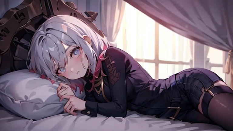 Girl in bed