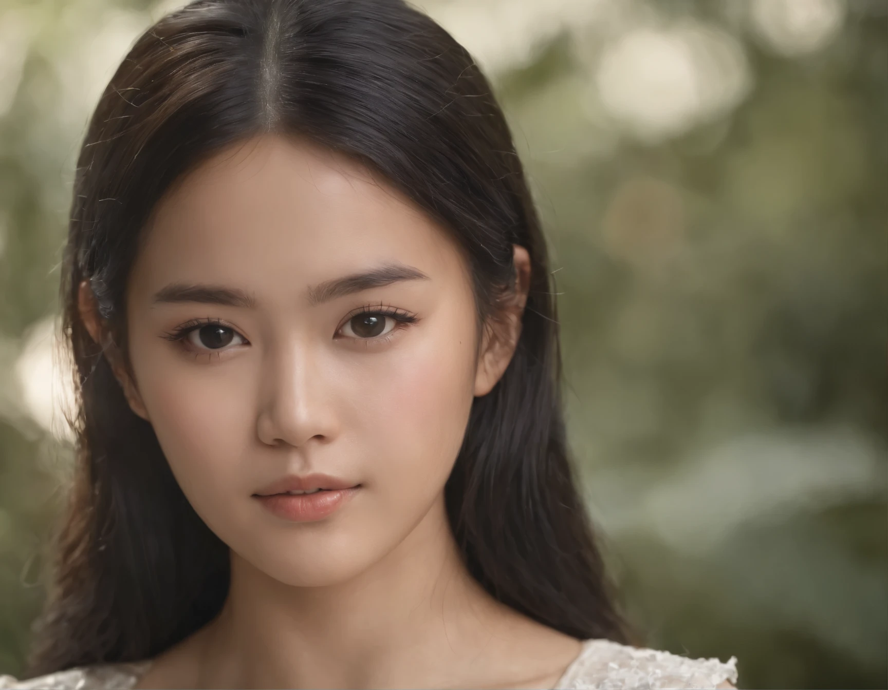 1 girl , southeast asian face mixed mexican and Chinese face , beautiful, black hair , white skin