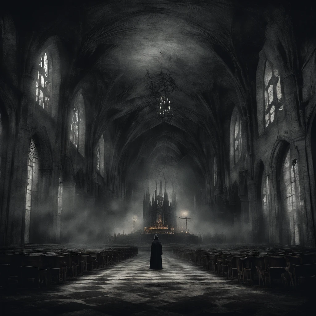 The Monastery Symphony Orchestra with a Scary Maestro In the modern city