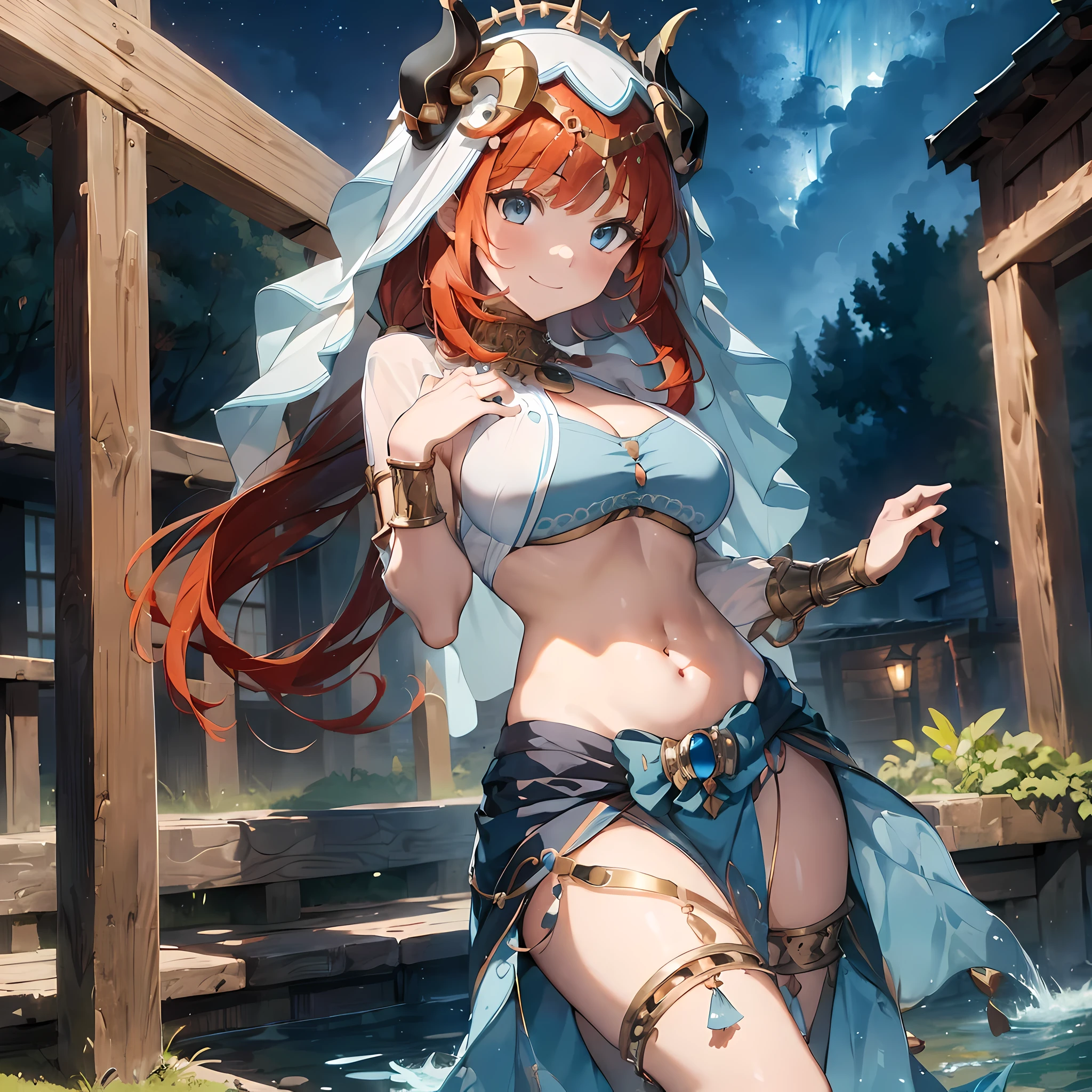 Nilou Genshin Impact, Iwhole body, (NSTDA.:1.2), (10, beste-Qualit, master-piece: 1.4), ultra-high resolution, (realistic, photorealistic: 1.48), Cute Girl 25 years old , ( Beetle Micro See-through bikini:1.11), huge breasts, famous Japanese celebrities, blue eyes, head tilt, cowboy style Side view Looking at viewer Emotionless Beautiful river in the forest Zeiss 150mm F/ 2.8 Hasselblad Whole body Foot Ultra Wide angle