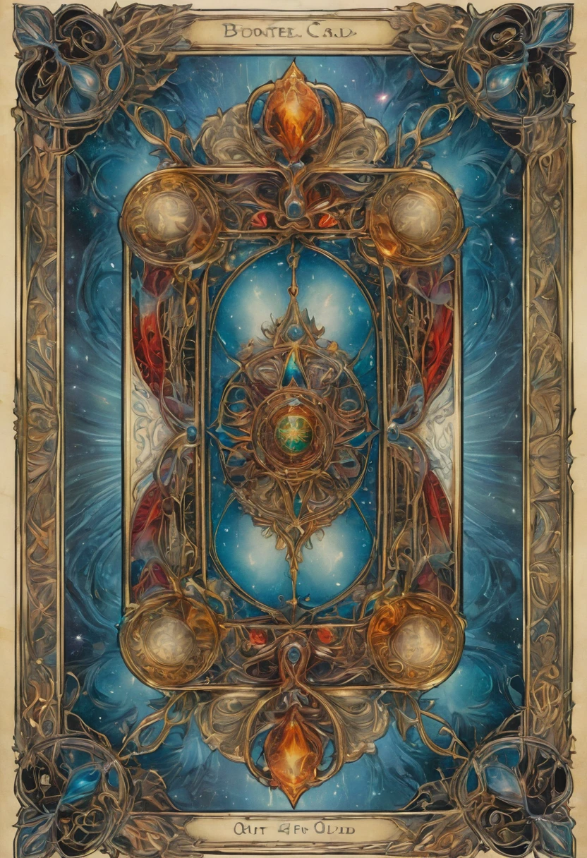 Tarot card border, by Pamela Colman Smith, best quality, masterpiece, very aesthetic, perfect composition, intricate details, ultra-detailed