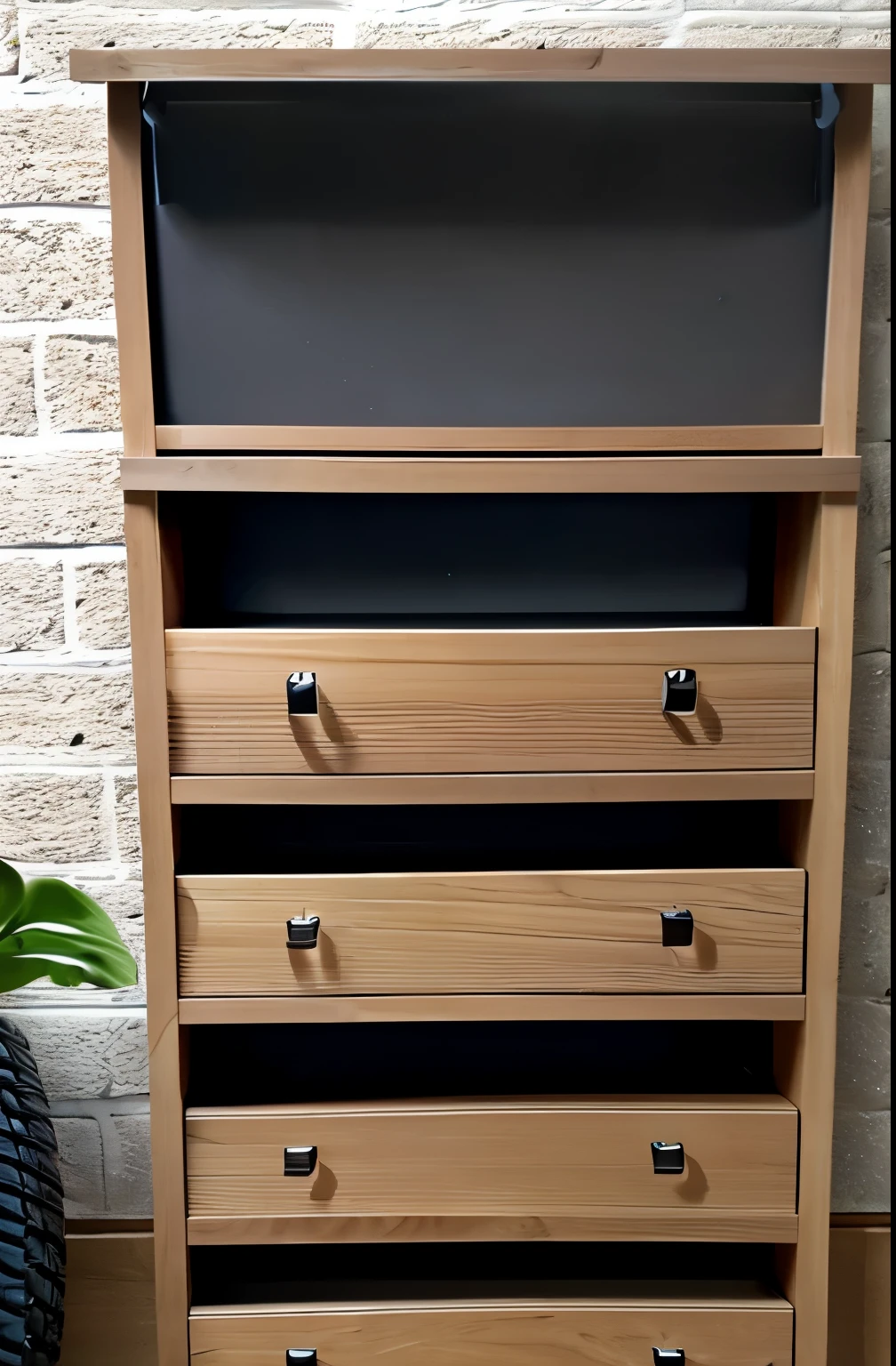 Carpintero haciendo mueble