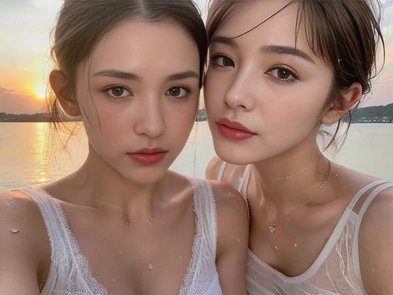 (highest quality, 32K resolution, table top, lively),gorgeous japanese women:1.3,1 girl, (super huge breasts :1.2), (Transparent shirt),  abs, perfect body, super detailed face, lip details, fine eyes, double eyelid, sharp :1.2, beautiful woman with perfect figure :1.4, thin ,gravure:1.10、sexy pictures:1.7、