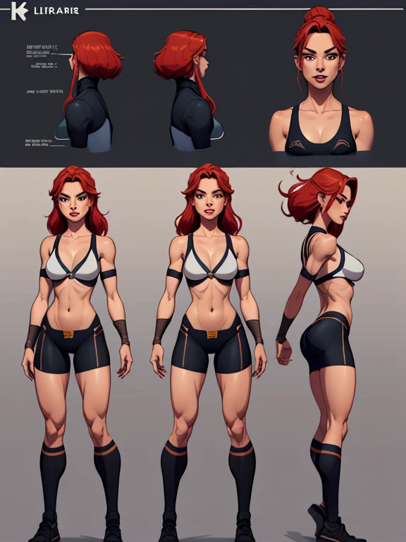 Turnaround sheet character Anissa from the Invensible series Characteristics Gender Female Height 5'11"
Peso
135 libras (61 kg)
Olhos
Cinza
Cabelo
Preto