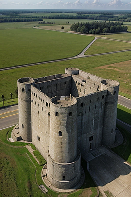 massive military fortress