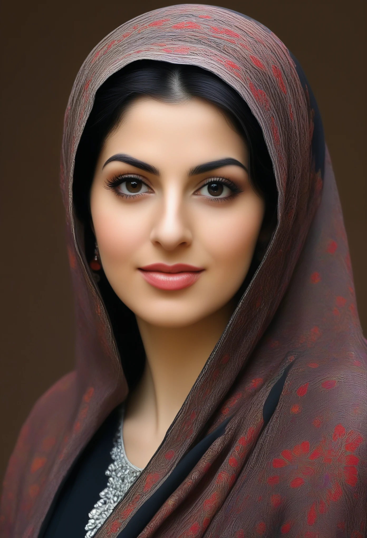 creat a nutural Iranian woman 