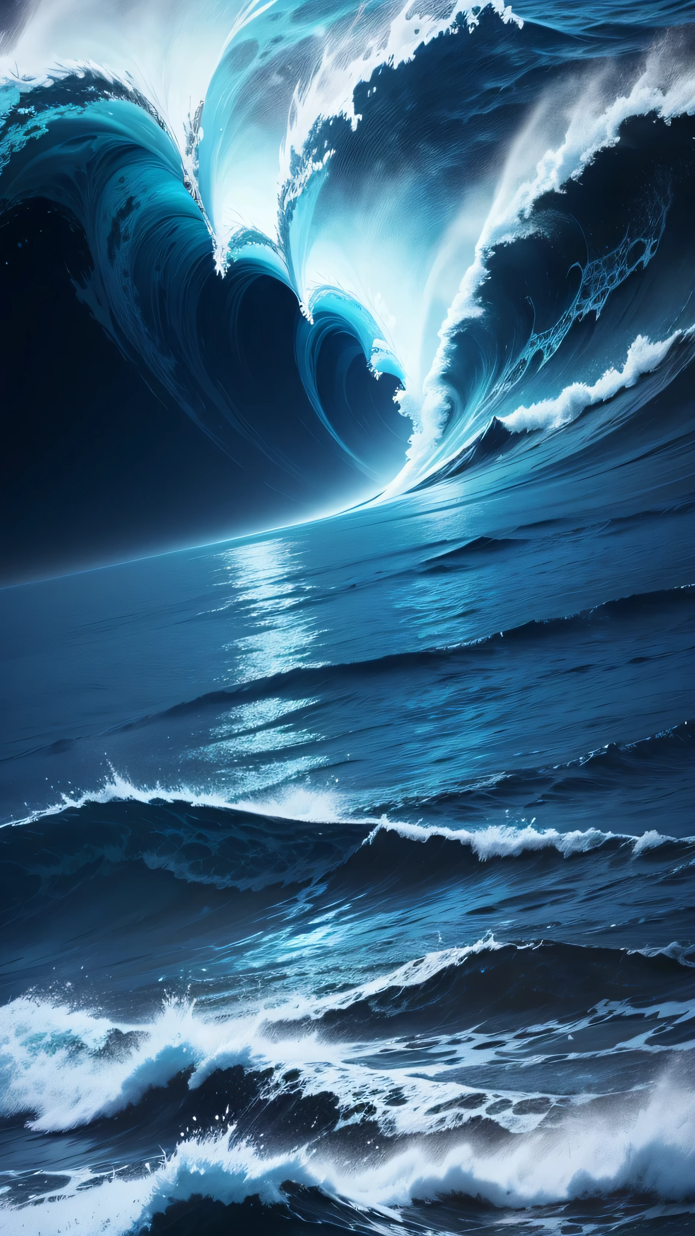 deep ocean, no people, 8k, high quality
