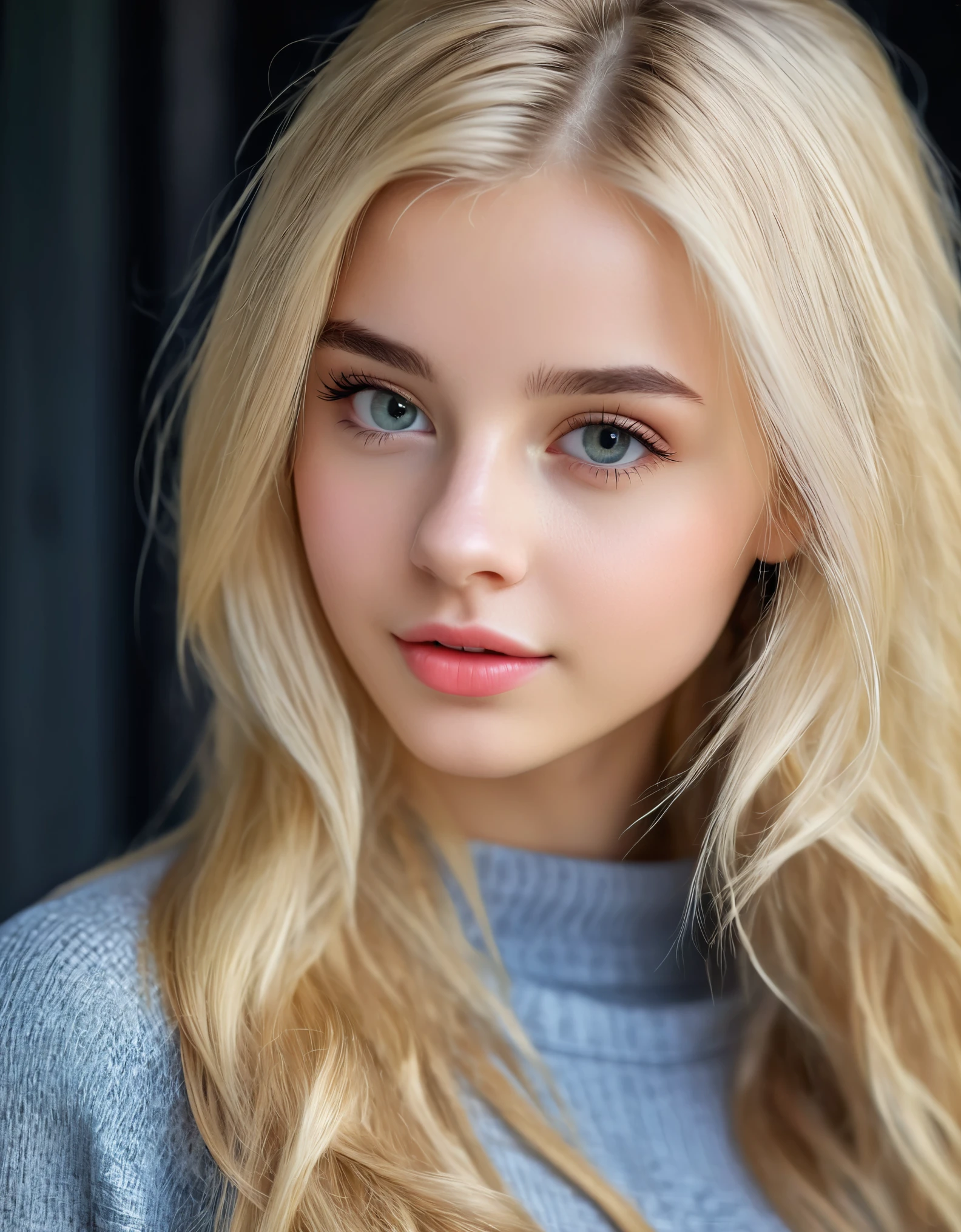 beautiful 18 year old girl, cute blonde hair, lifelike skin texture, UHD digital photo, beautiful young girl, perfect body