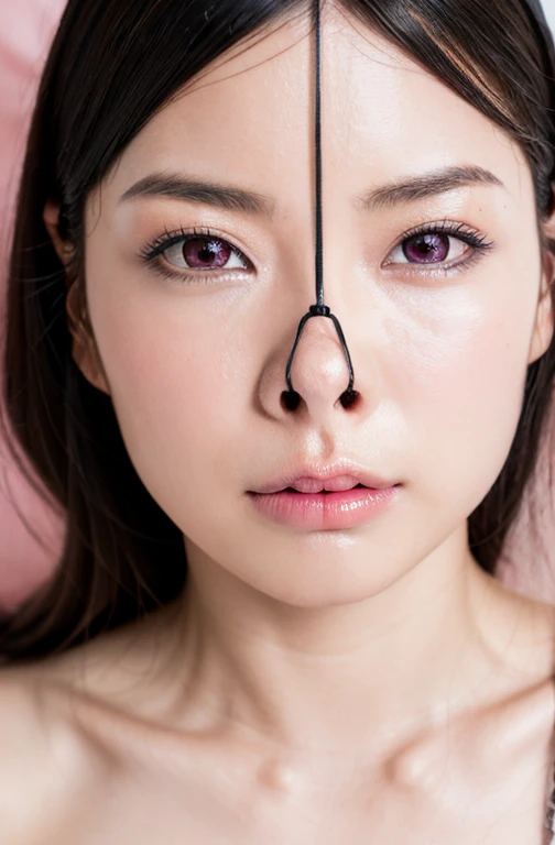 Fashion trendy beautiful and attractive woman, ,(Highest quality realistic textured skins:1.4), detailed face,, nose and mouth,face focus, Super close up of face gentle and charming Chinese beautiful woman, delicate and sexy clavicle, attractive oval face, pink lips, small nose, bare shoulders, focus on face, close up of face, ultra high resolution, Super detailed, full body photo, Ultra thin and transparent,  fresh and good,cinematic lighting,rim light,((Completely naked)),(((nsfw))),(((Eyelids close))),(((eyes close))),((single eyelid)),(((sleep))),((((((eyes close))))))