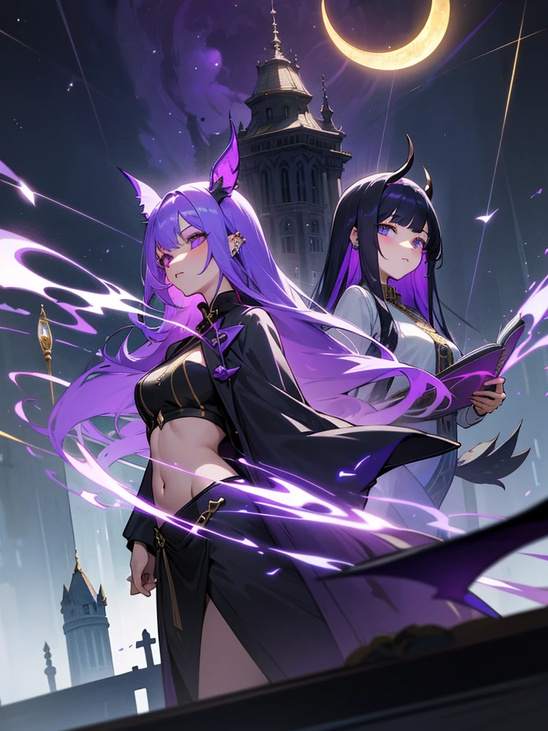 1 female wizard wearing a sheer robe with headphones、middle ages、Fantasy、A beautiful night view behind、Big Breasts、sexy、Room with a night view、Moonlight、Unbuttoned、Beautiful woman looking back、Butt、Beautiful buttocks、Downlight、full moon、Stylish room with fireplace、Half naked、4K、8K、Highest quality